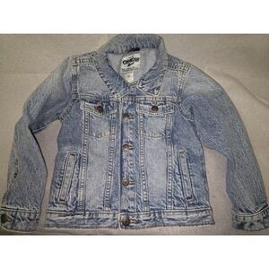 OshKosh B'gosh Kids Blue Denim Jean Jacket Size 4T